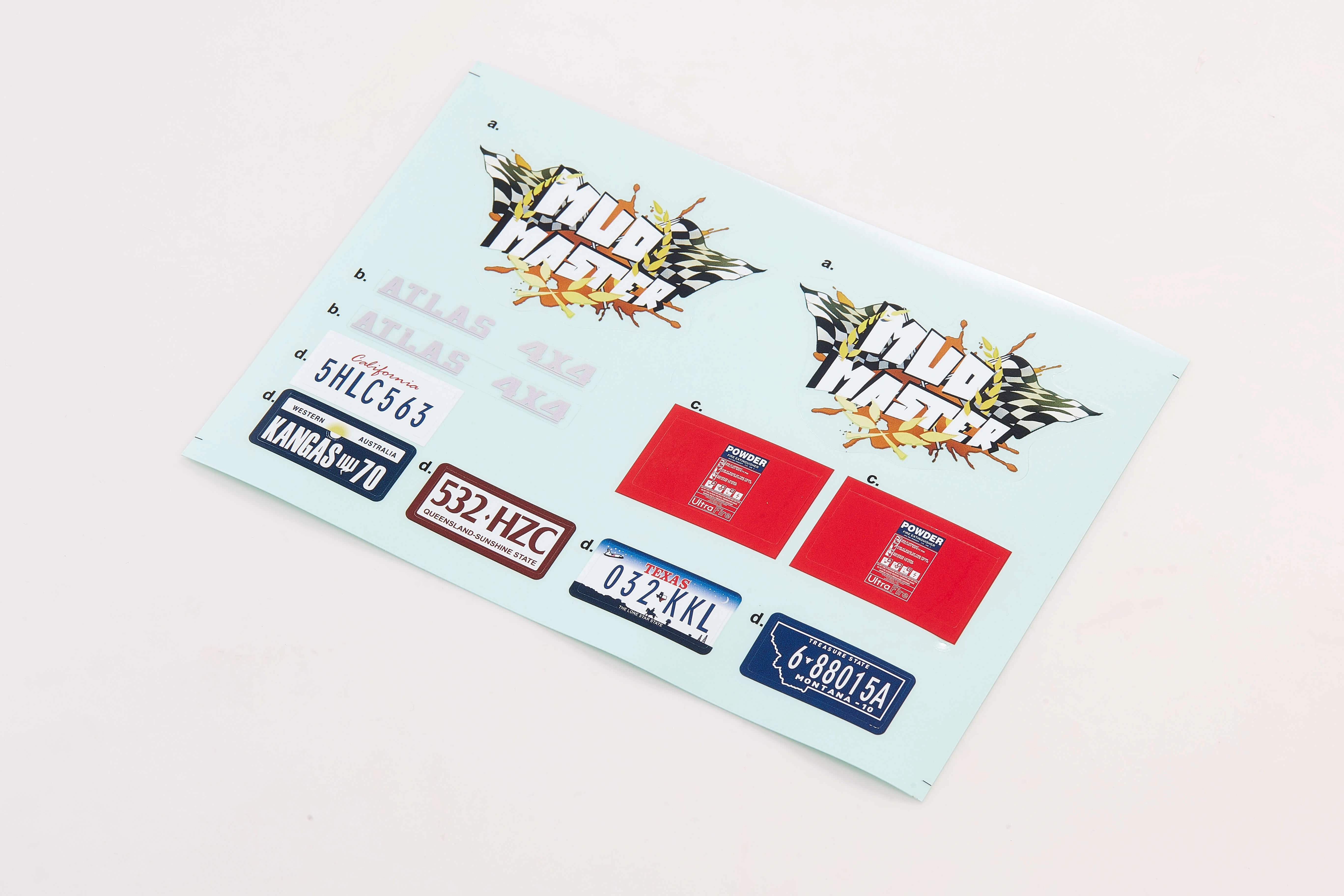 Epic 1:10 Atlas 4x4 Scale Car Decal - Level Up Your Ride!